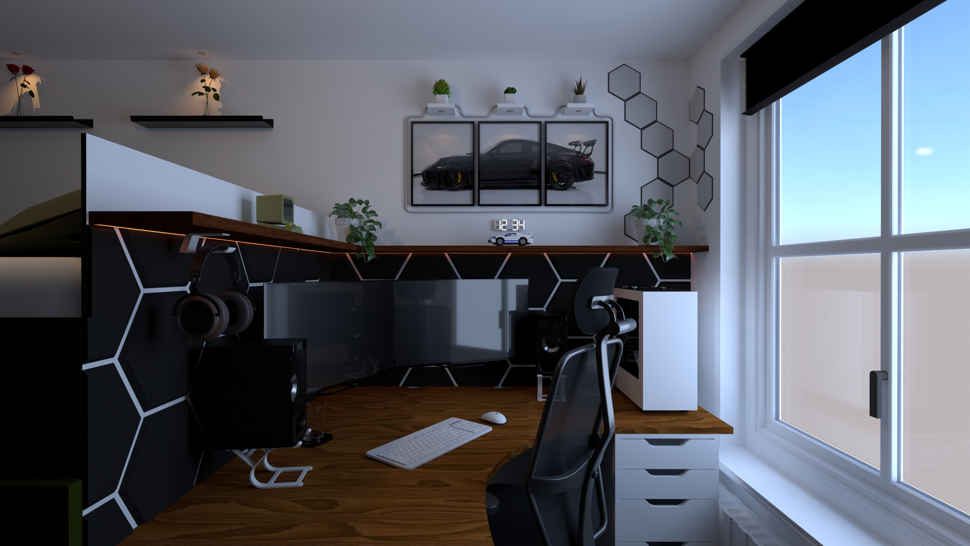 Slaapkamer — render